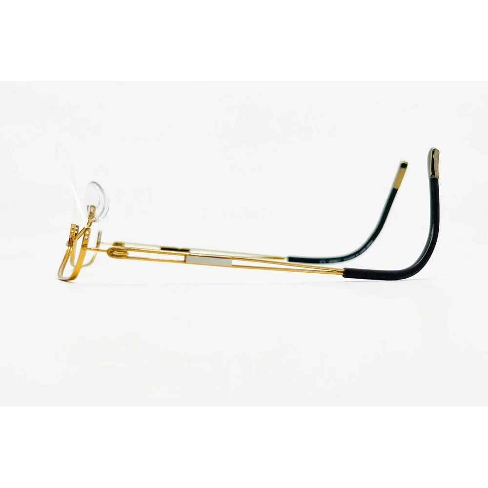 Silhouette Eyeglasses Unisex Gold Semi Rimless Titanium 4337 40 6052 54-17-140